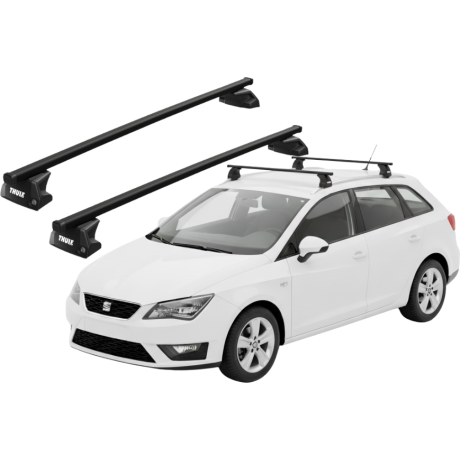Barras THULE EVO SquareBar para autos SEAT Ibiza ST 2010 a 2017