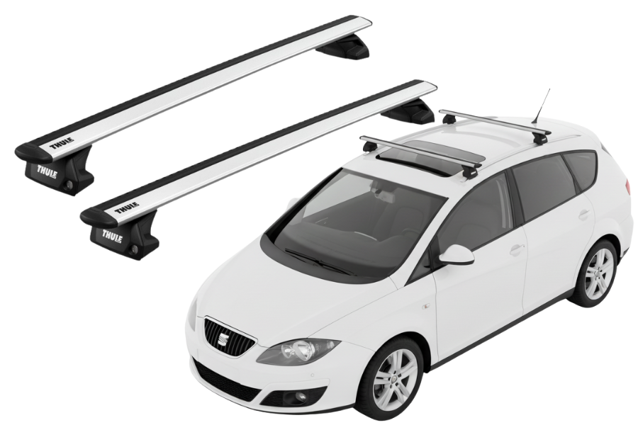 Barras THULE EVO WingBar para autos SEAT Altea XL 2006 a 2015