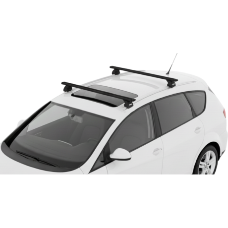 Barras THULE EVO WingBar para autos SEAT Altea XL 2006 a 2015 negro