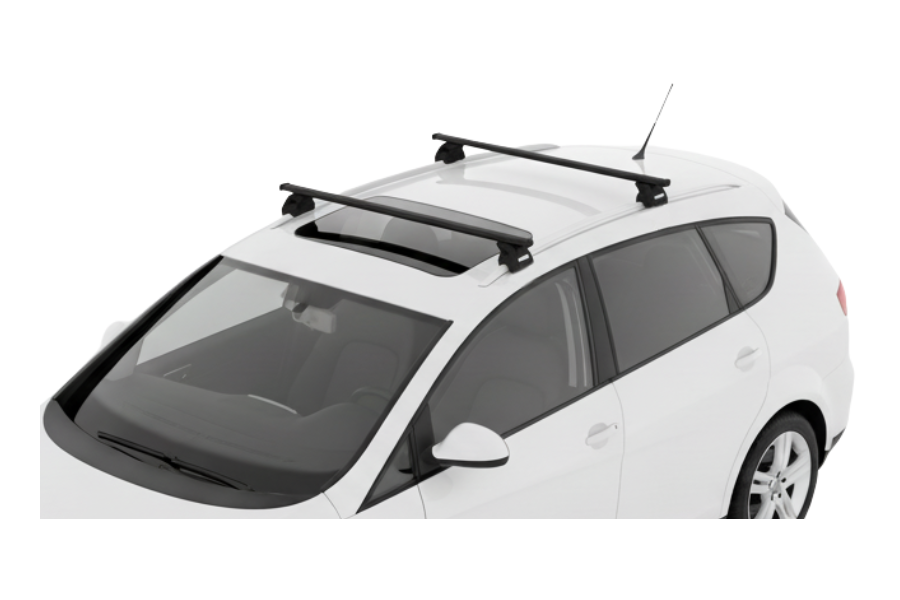 Barras THULE EVO SquareBar para autos SEAT Altea XL 2006 a 2015