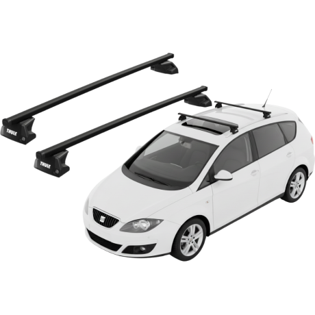 Barras THULE EVO SquareBar para autos SEAT Altea XL 2006 a 2015
