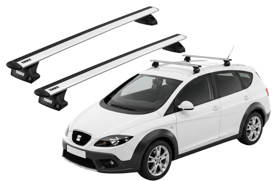Barras THULE EVO WingBar para autos SEAT Altea Freetrack 2007 a 2015