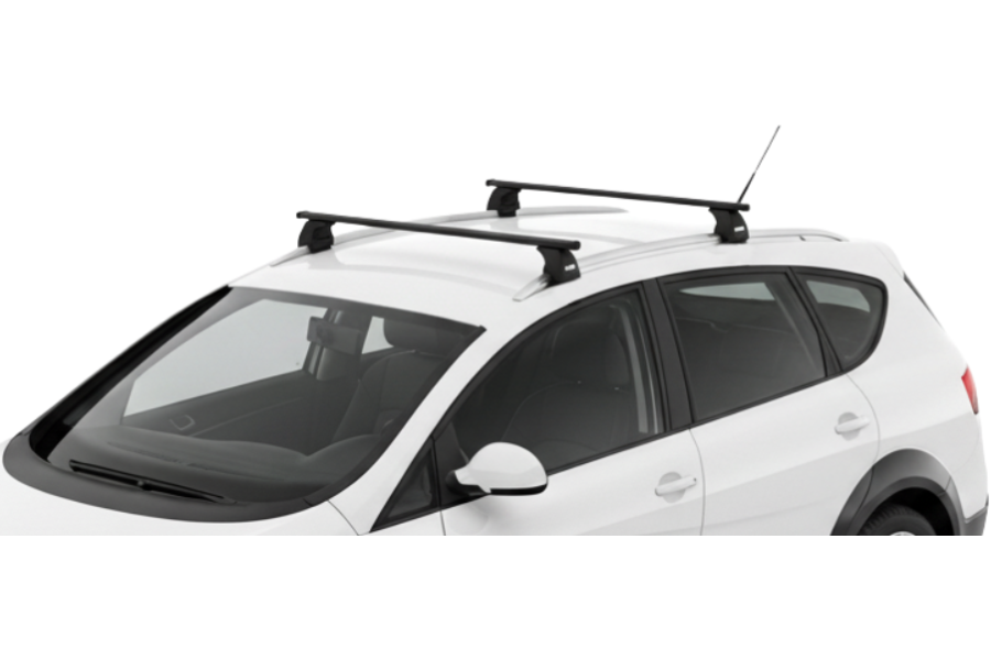 Barras THULE EVO SquareBar para autos SEAT Altea Freetrack 2007 a 2015