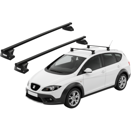 Barras THULE EVO SquareBar para autos SEAT Altea Freetrack 2007 a 2015