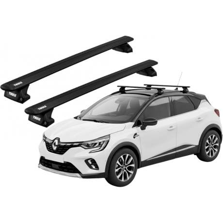 Barras THULE EVO WingBar para autos RENAULT Captur desde 2016 - 2021 negro