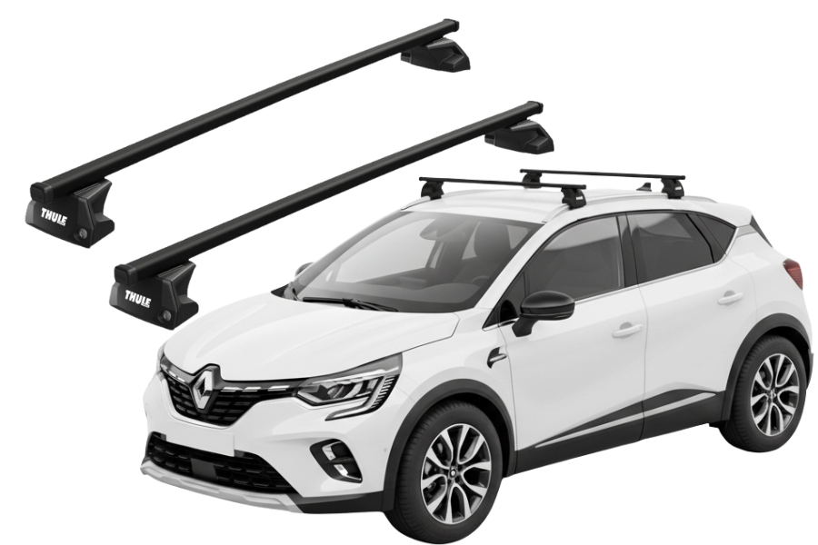 Barras THULE EVO SquareBar para autos RENAULT Captur desde 2016 - 2021