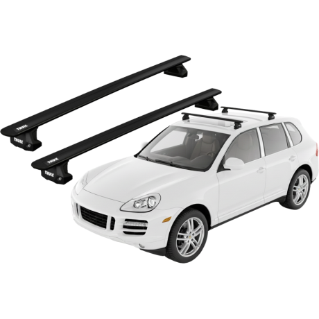 Barras Thule PORSCHE Cayenne 02-09 PF / WingBar EVO BLACK