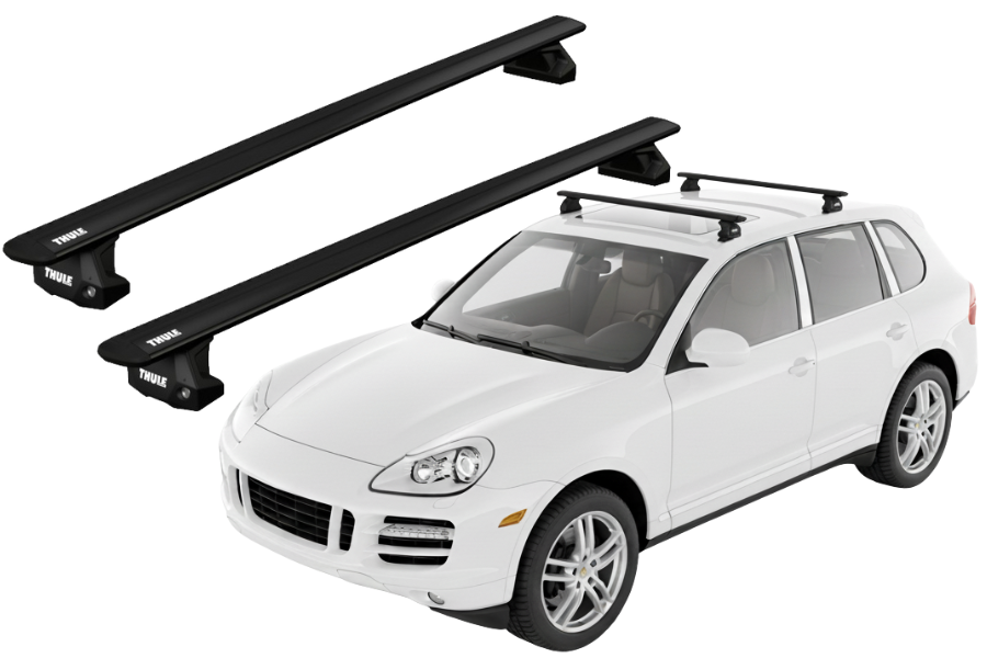 Barras Thule PORSCHE Cayenne 02-09 PF / WingBar EVO BLACK