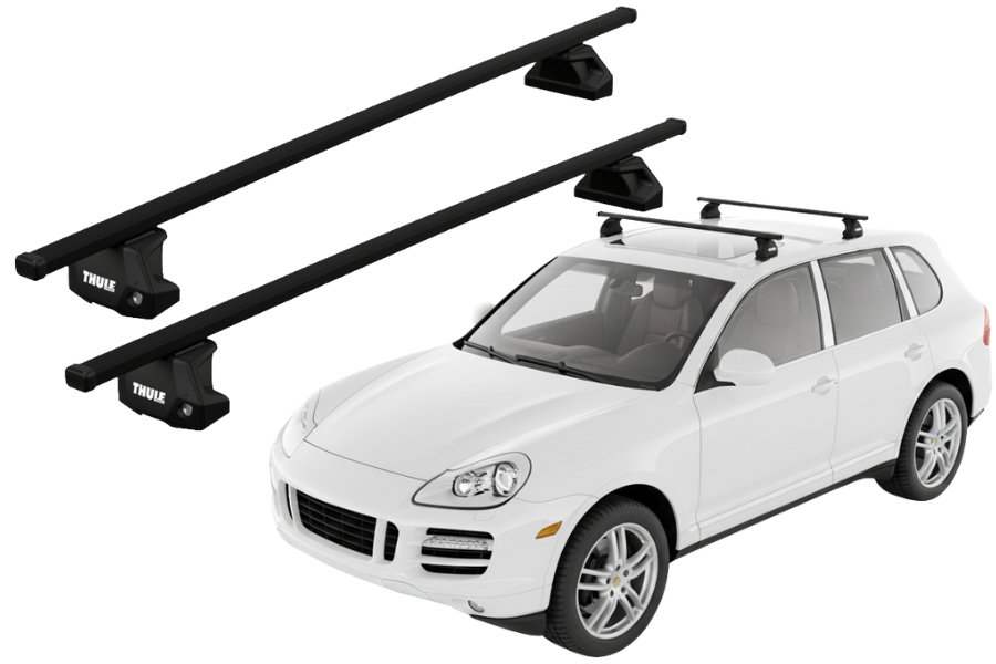 Barras Thule PORSCHE Cayenne 02-09 PF / SquareBar EVO