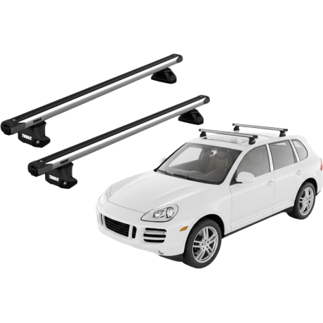 Barras Thule PORSCHE Cayenne 02-09 TP / SlideBar EVO
