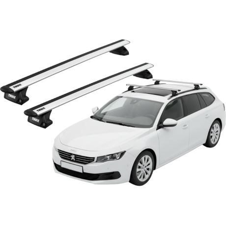 Barras THULE EVO WingBar para autos PEUGEOT 508 SW 2011 a 2018