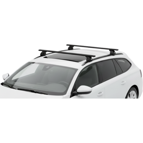 Barras THULE EVO WingBar para autos PEUGEOT 508 SW 2011 a 2018 negro