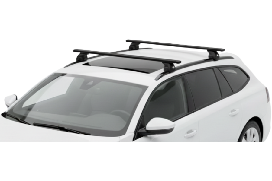 Barras THULE EVO WingBar para autos PEUGEOT 508 SW 2011 a 2018 negro