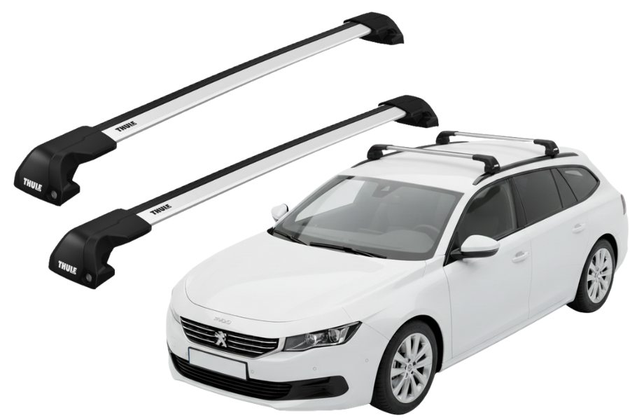 Barras THULE EDGE Flush para autos PEUGEOT 508 SW 2011 a 2018