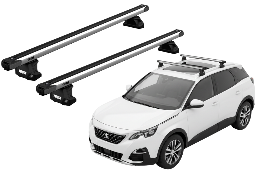 Barras Thule PEUGEOT 3008 17-23 RA / SlideBar EVO
