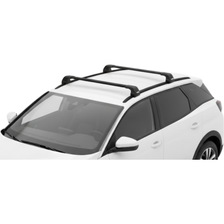 Barras THULE EDGE Flush para autos PEUGEOT 3008 desde 2017 - 2023 negro