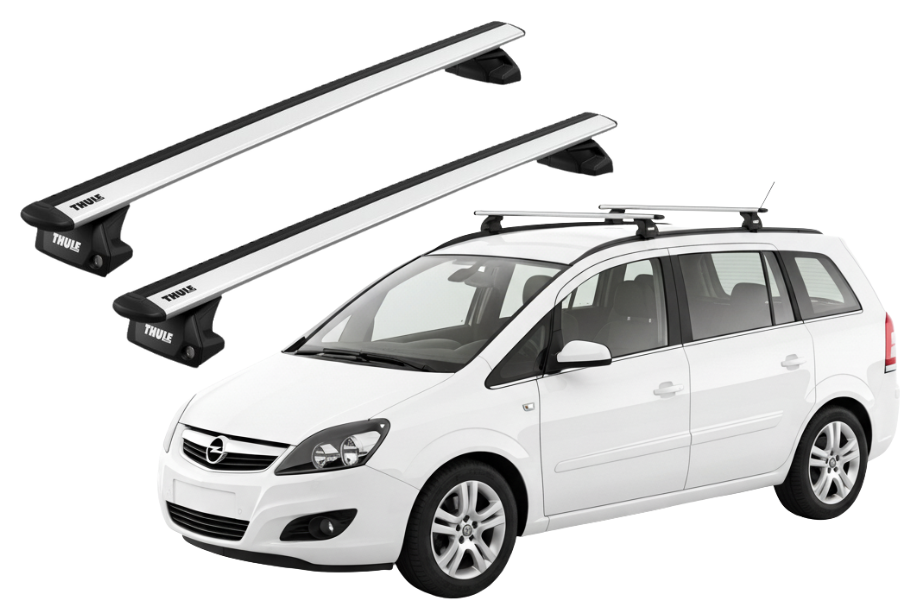 Barras THULE EVO WingBar para autos OPEL Zafira Family 2011 a 2014