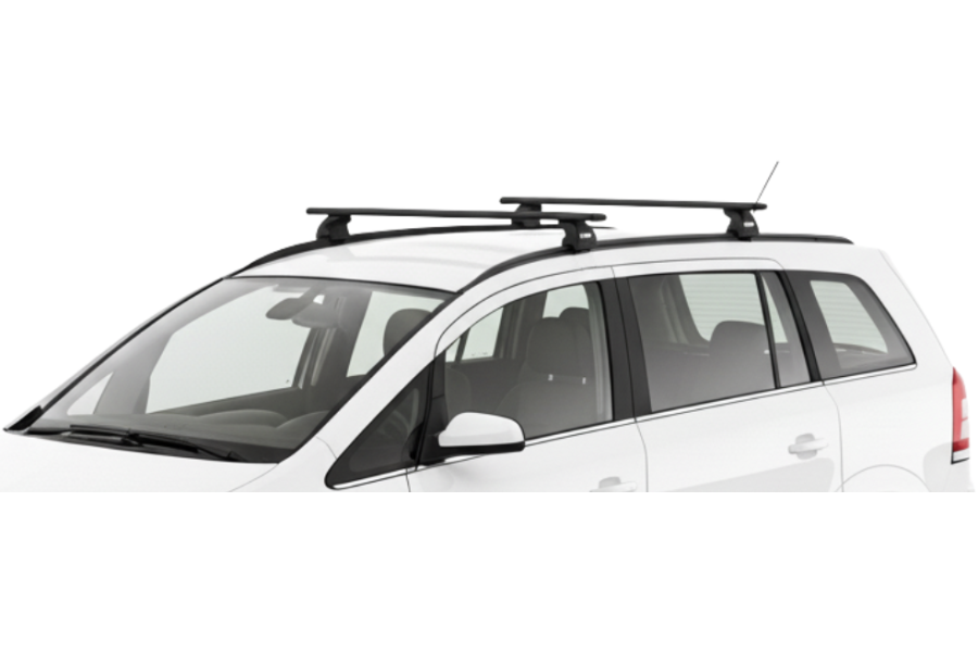 Barras THULE EVO WingBar para autos OPEL Zafira Family 2011 a 2014 negro