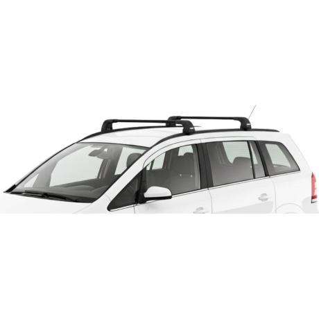 Barras THULE EDGE Flush para autos OPEL Zafira Family 2011 a 2014 negro