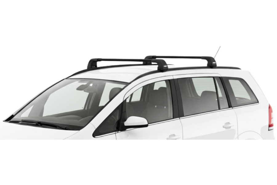Barras THULE EDGE Flush para autos OPEL Zafira Family 2011 a 2014 negro