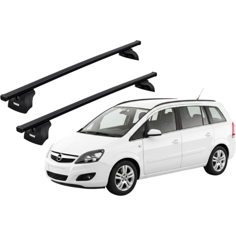 Barras THULE SquareBar para autos OPEL Zafira Family 2011 a 2014