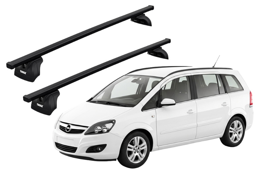 Barras THULE SquareBar para autos OPEL Zafira Family 2011 a 2014