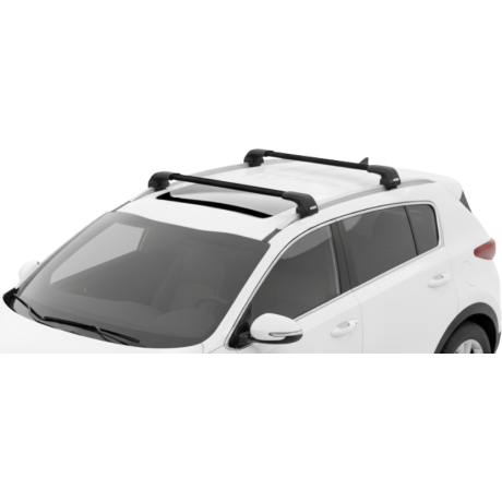 Barras THULE EDGE Flush para autos KIA Sportage 2016 a 2022 negro