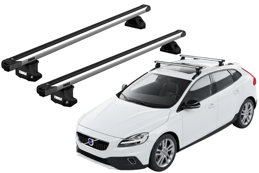 Barras Thule VOLVO V40 Cross Country 13-19 RA / SlideBar EVO