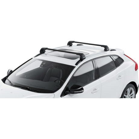 Barras THULE EDGE Flush para autos VOLVO V40 Cross Country  2013 a 2019 negro