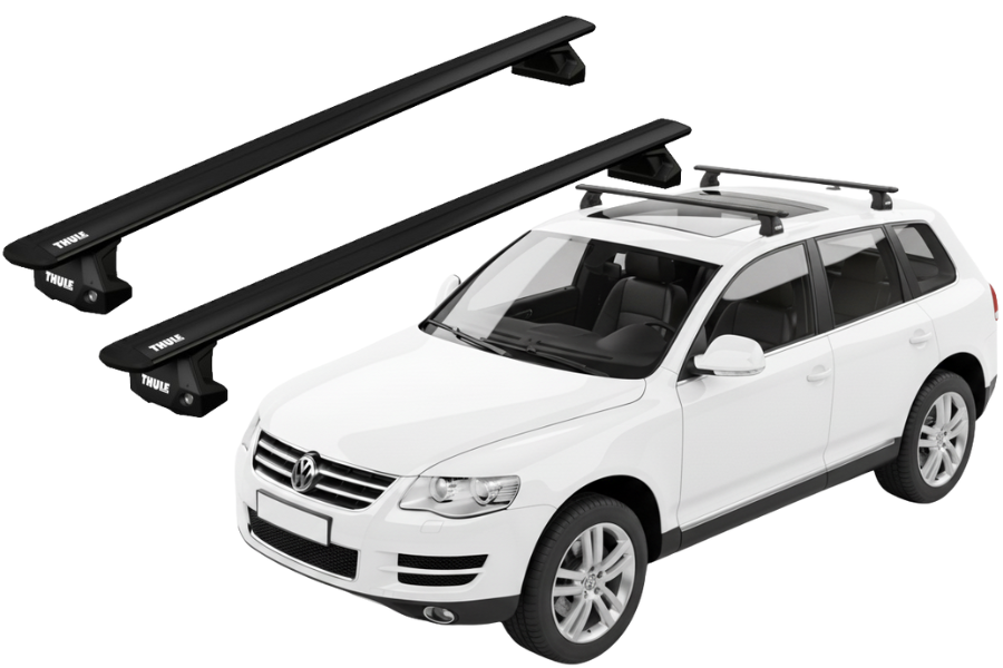 Barras Thule VOLKSWAGEN Touareg 02-09 PF / WingBar EVO BLACK