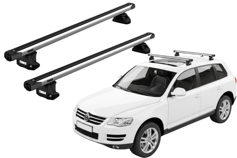 Barras Thule VOLKSWAGEN Touareg 02-09 TP / SlideBar EVO