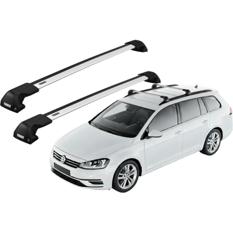 Barras THULE EDGE Flush para autos VOLKSWAGEN Golf Variant/SportCombi VII 2013 a 2020