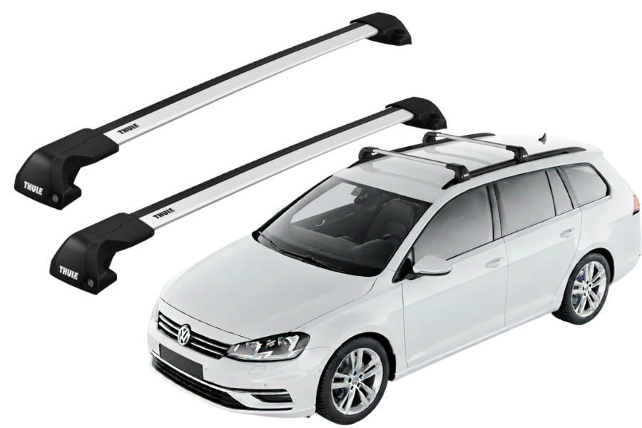 Barras THULE EDGE Flush para autos VOLKSWAGEN Golf Variant/SportCombi VII 2013 a 2020