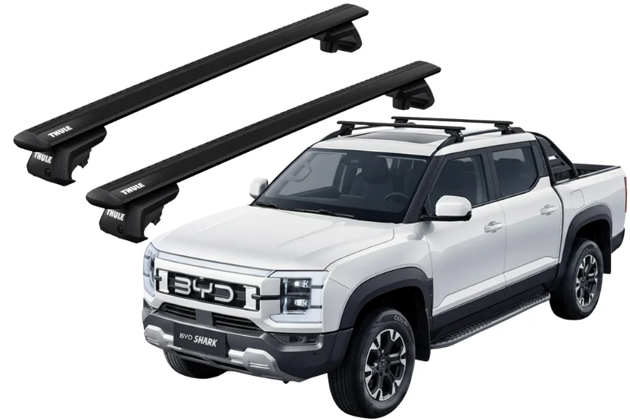 Barras THULE EVO WingBar para HYUNDAI SANTA FE desde 2024 negro