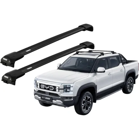 Barras THULE EDGE Flush para HYUNDAI SANTA FE desde 2024 negro