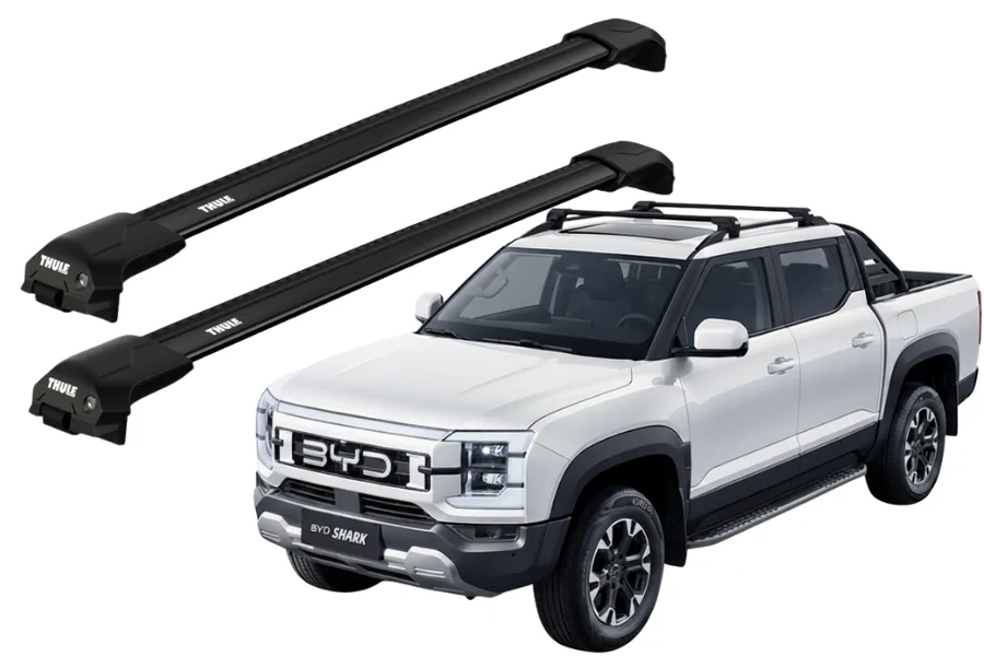 Barras THULE EDGE Flush para HYUNDAI SANTA FE desde 2024 negro