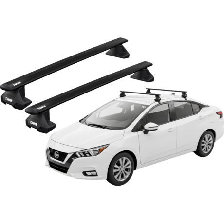 Barras THULE EVO WingBar para autos nissan versa desde 2021 - negro