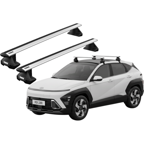 Barras THULE EVO WingBar para autos HYUNDAI KONA desde 2023