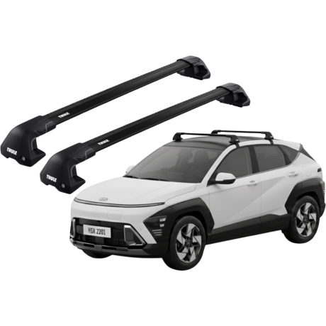 Barras THULE EDGE Flush para autosHYUNDAI KONA desde 2023 negro