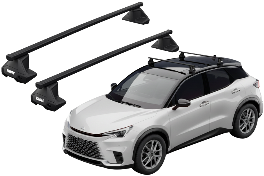 Barras THULE EVO SquareBar para autos LEXUS LBX Series desde 2024