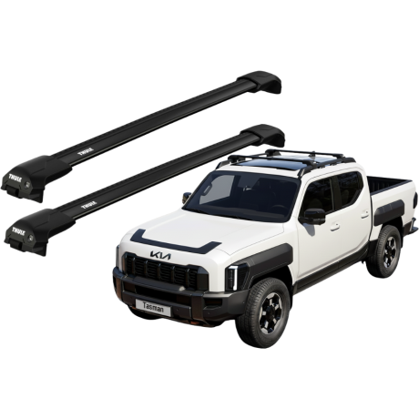Barras THULE EDGE Flush para autos KIA Tasman desde 2023 negro