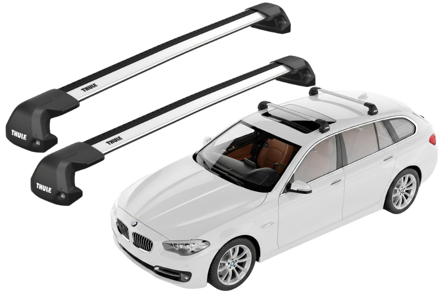 Barras THULE EDGE Flush para autos BMW 5-Series Gran Turismo 2009 a 2017