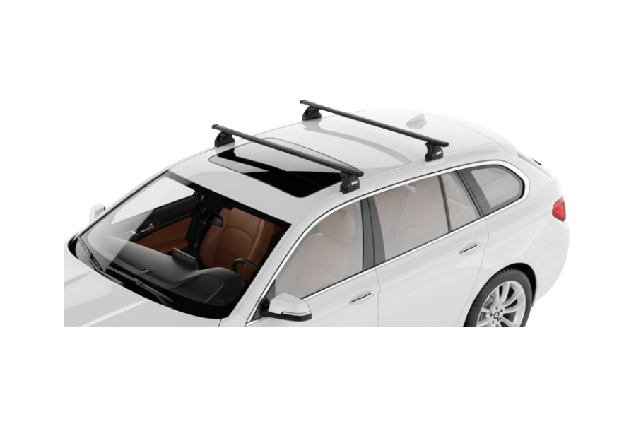 Barras THULE EVO SquareBar para autos BMW 5-Series Gran Turismo 2009 a 2017