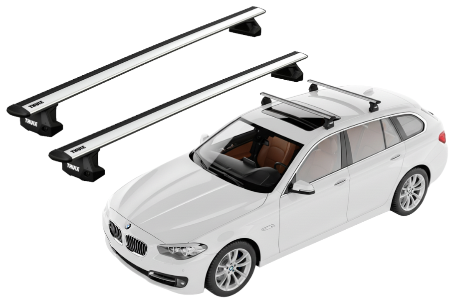 Barras THULE EVO WingBar para autos BMW 5-Series Gran Turismo 2009 a 2017