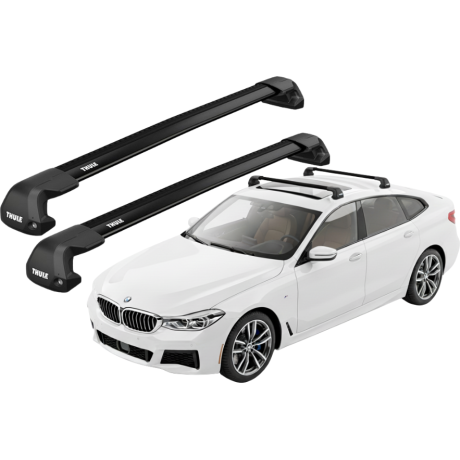 Barras THULE EDGE Flush para autos BMW 6-Series Gran Turismo (G32) desde 2018 negro