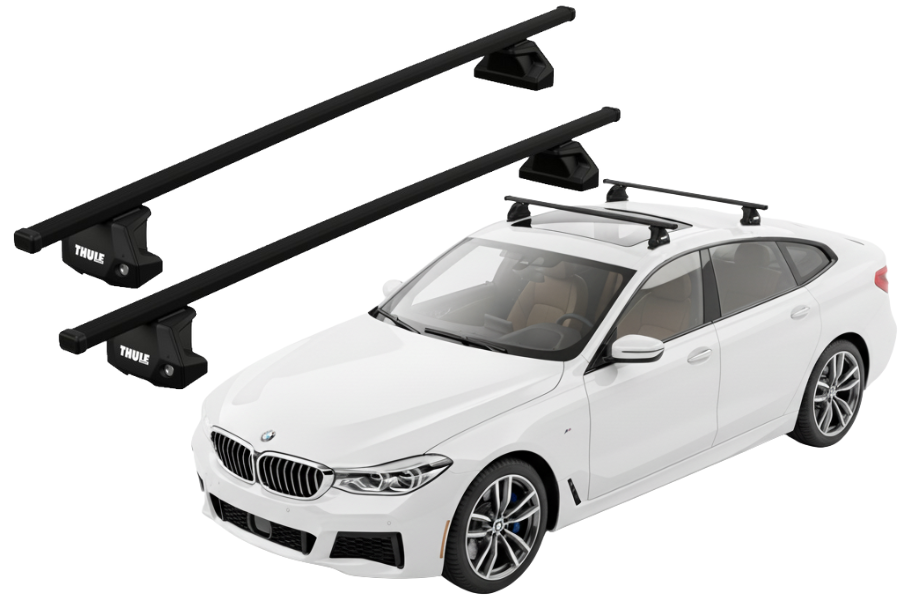 Barras THULE EVO SquareBar para autos BMW 6-Series Gran Turismo (G32) desde 2018