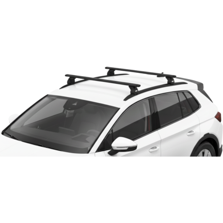 Barras THULE EVO WingBar para autos SKODA Elroq desde 2025 negro