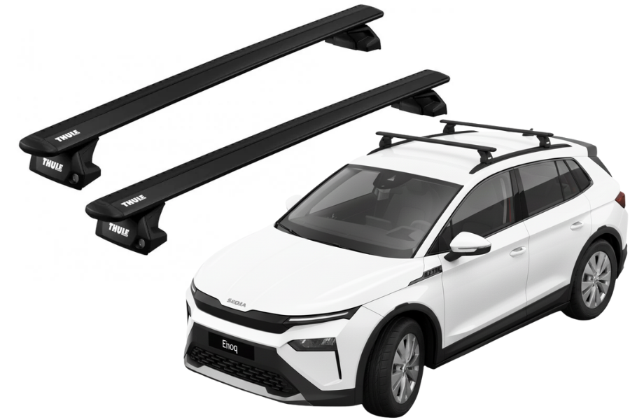 Barras THULE EVO WingBar para autos SKODA Elroq desde 2025 negro