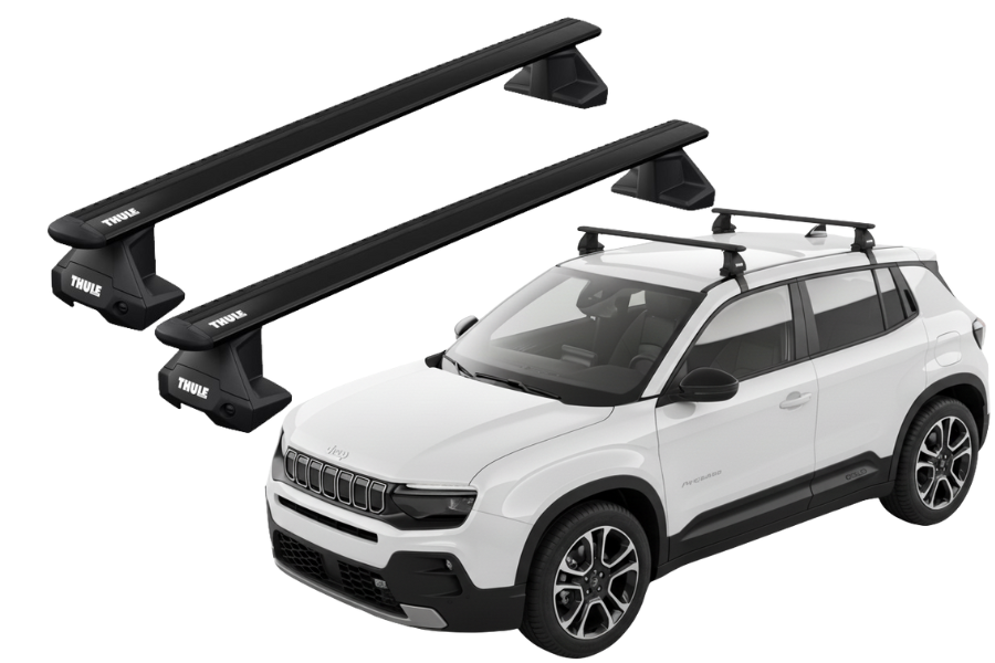Barras THULE EVO WingBar para autos JEEP Avenger desde 2023 negro