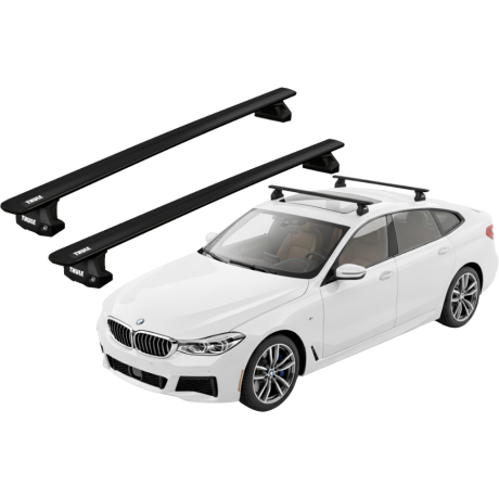 Barras THULE EVO WingBar para autos BMW 6-Series Gran Turismo (G32) desde 2018 negro